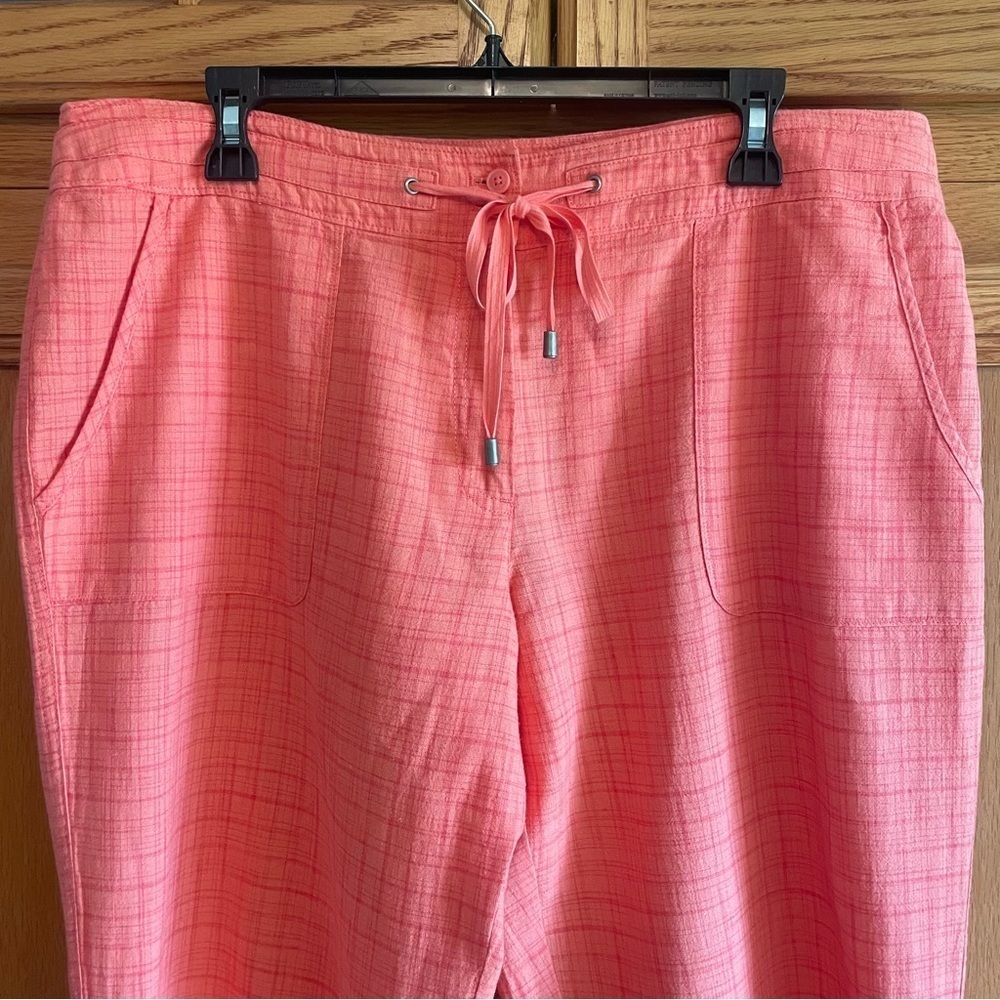 Tommy Bahama women’s linen & cotton Coral Pants size 14 - Picture 2 of 11